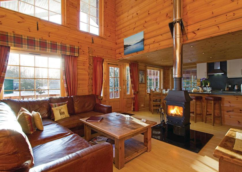 Remote Highland Lodges Hot Tubs and Log Fires